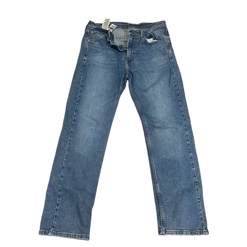 Levi’s 505 Straight Leg Jeans Men’s W32 L30 Medium Wash Blue Denim